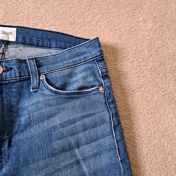 Hudson Jeans Tilda Mid Rise Womens 28 Blue Cigarette Denim - Picture 4 of 16
